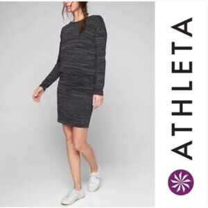 Athleta Avenue Dress Black and gray